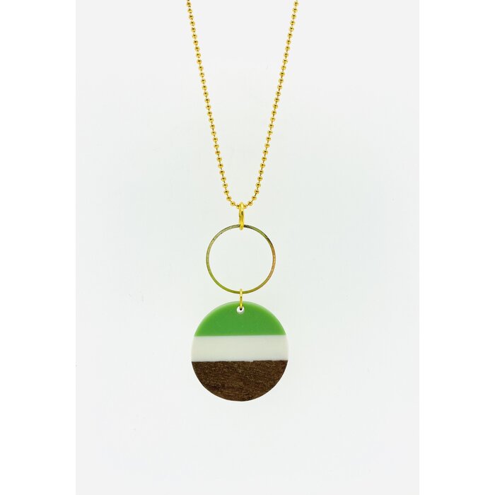 MON ONCLE MON ONCLE WOOD KETTING WHITE GREEN
