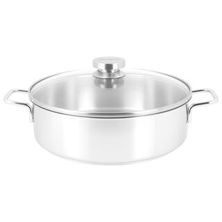 DEMEYERE DEM APOLLO LAGE KOOKPOT + GLAZEN DEKSEL 28CM