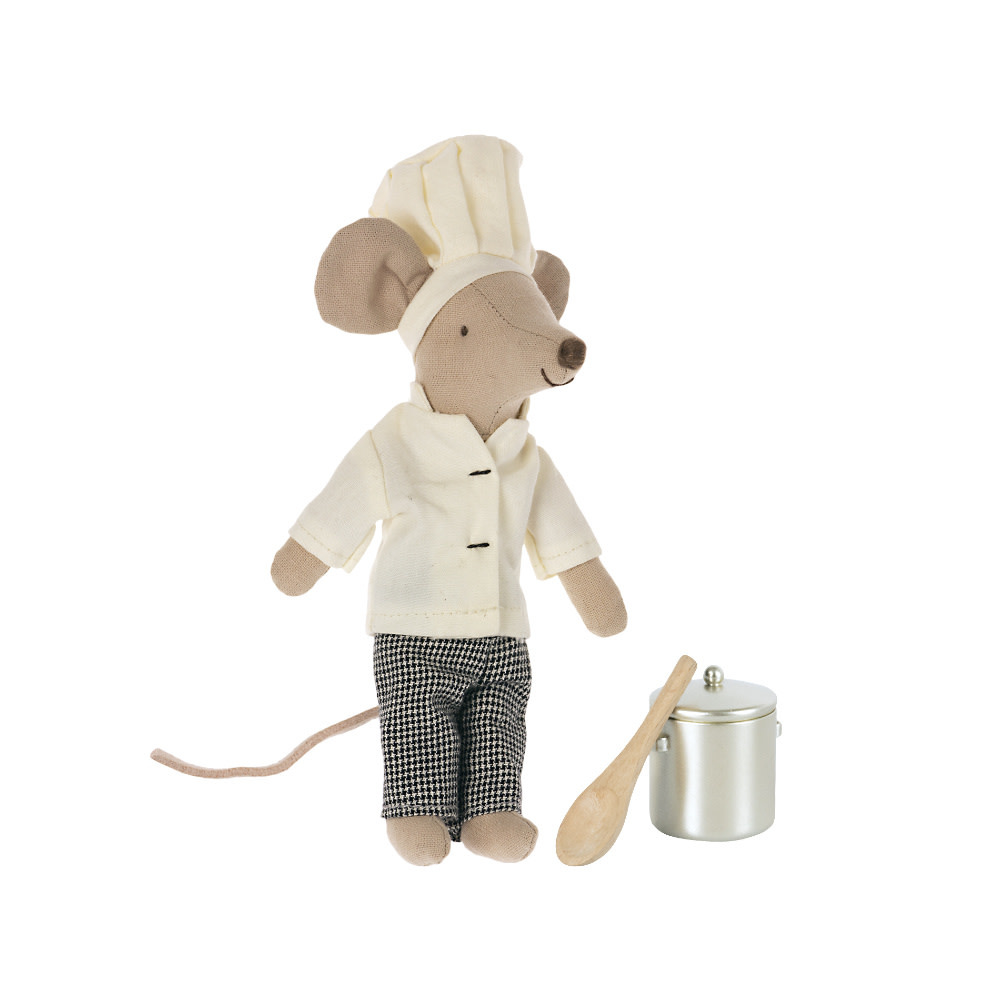 MAILEG MAILEG CHEF MOUSE SOUP AND SPOON