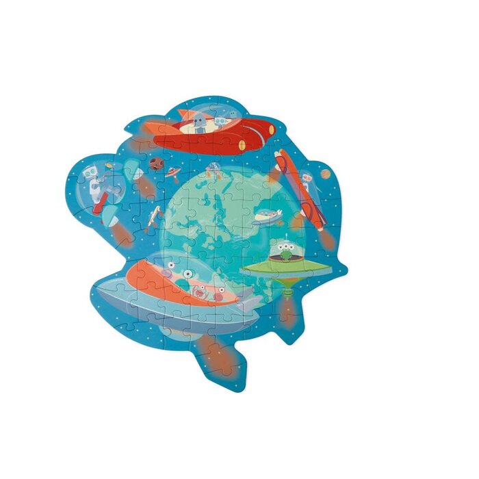SCRATCH SCRATCH DE RUIMTE CONTOURPUZZEL 4+