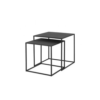 BLOMUS BLOMUS FERA BIJZETTAFELS ZWART SET VAN 2