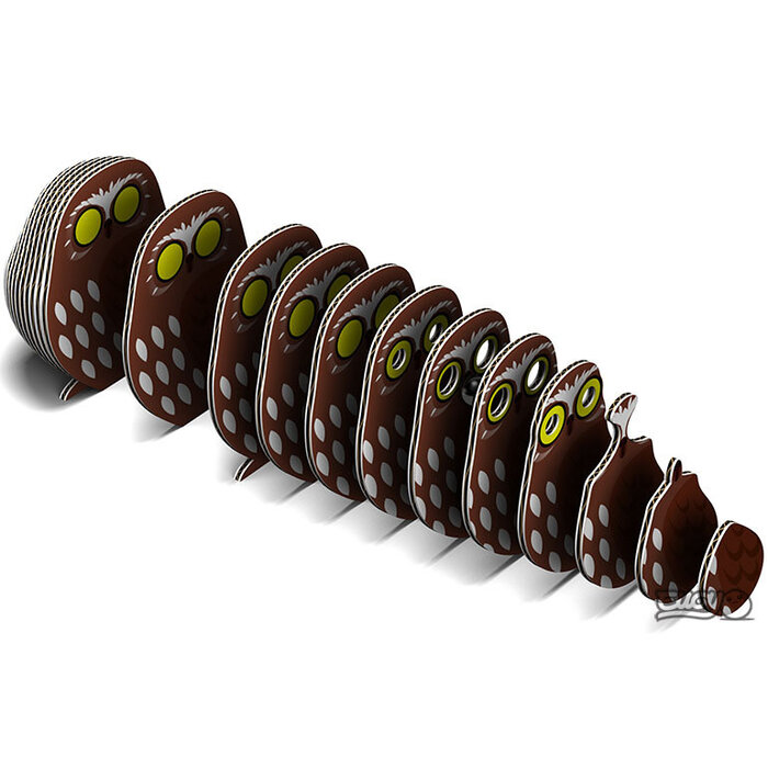 EUGY EUGY 3D VOGEL UIL