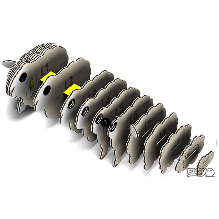 EUGY EUGY 3D BOERDERIJDIER SCHAAP