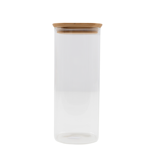 VOORRAADPOT MET BAMBOE DEKSEL 1,9L