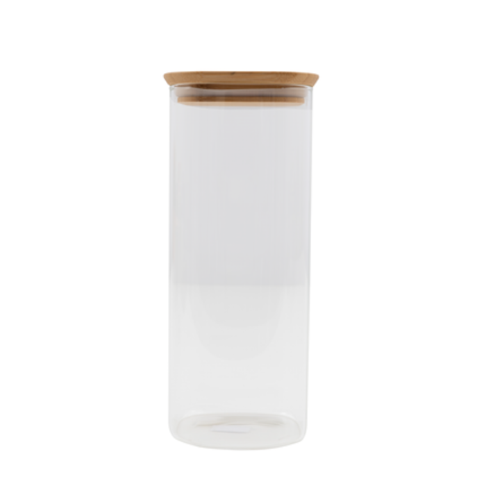 VOORRAADPOT MET BAMBOE DEKSEL 1,9L