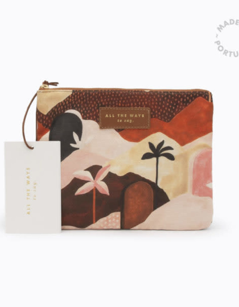 ALL THE WAYS TO SAY ATWTS CLUTCH BAG CALIFORNIAN DESERT