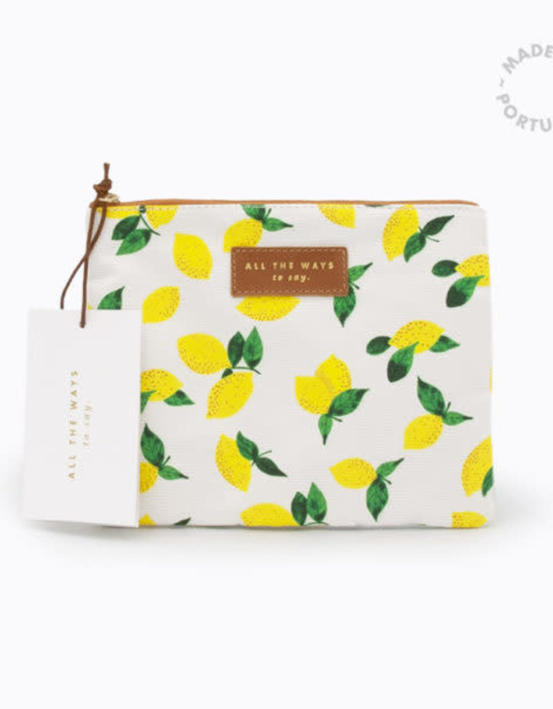 ALL THE WAYS TO SAY ATWTS CLUTCH BAG LEMON