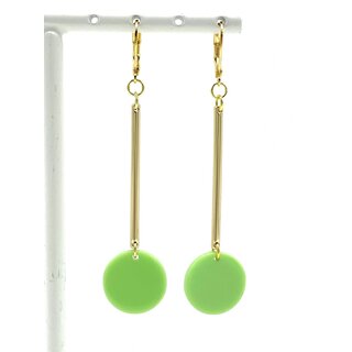 MON ONCLE MON ONCLE GEO OORRING PISTACHE LONG