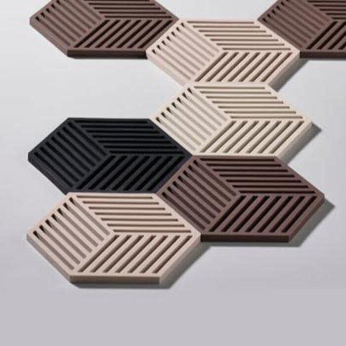 HEXAGON POTONDERZETTER BLACK