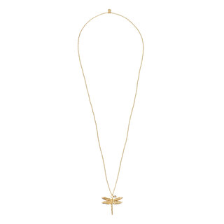 A BEAUTIFUL STORY BS PARADISE (LIBELLE) LABRADORITE GOLD NECKLACE