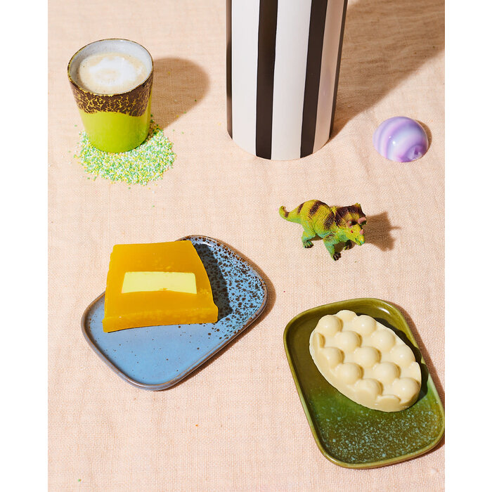 HK LIVING 70S CERAMICS SMALL TRAYS ATLAS (SET OF 2)