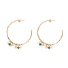 BS AURORA AVENTURINE CITRINE GOLD EARRINGS