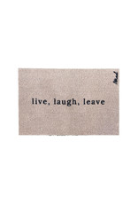 MAD ABOUT MATS MAD AXEL (LIVE LAUGH LEAVE) SCRAPER 50X75