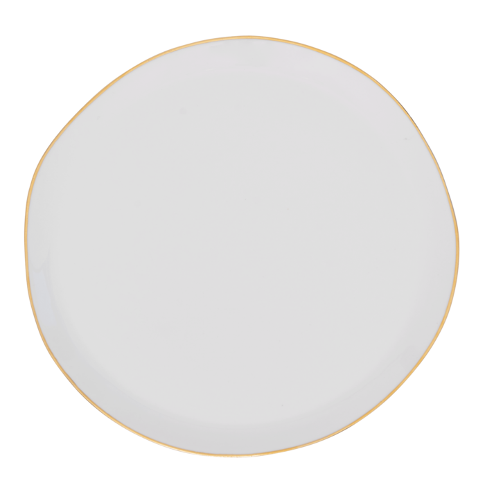 URBAN NATURE CULTURE UNC GOOD MORNING BREAKFAST PLATE WHITE 22.8 CM