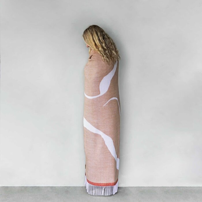 MD GALLERY THROW LATTE W125 x L170 CM