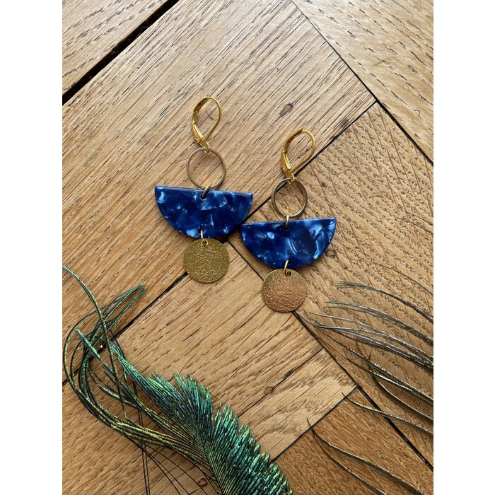 MON ONCLE MON ONCLE MARBLE OORRING BLUE MOON SHORT