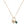 A BEAUTIFUL STORY PLEASANT AVENTURINE NECKLACE