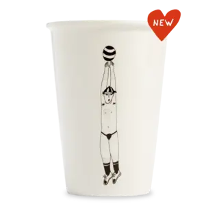 HELEN B HELEN B XL CUP LETTER I