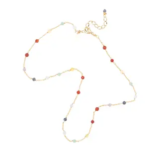 MURIELLE PERROTTI PERROTTI KETTING RIVE GOLD MULTI CHAKRA