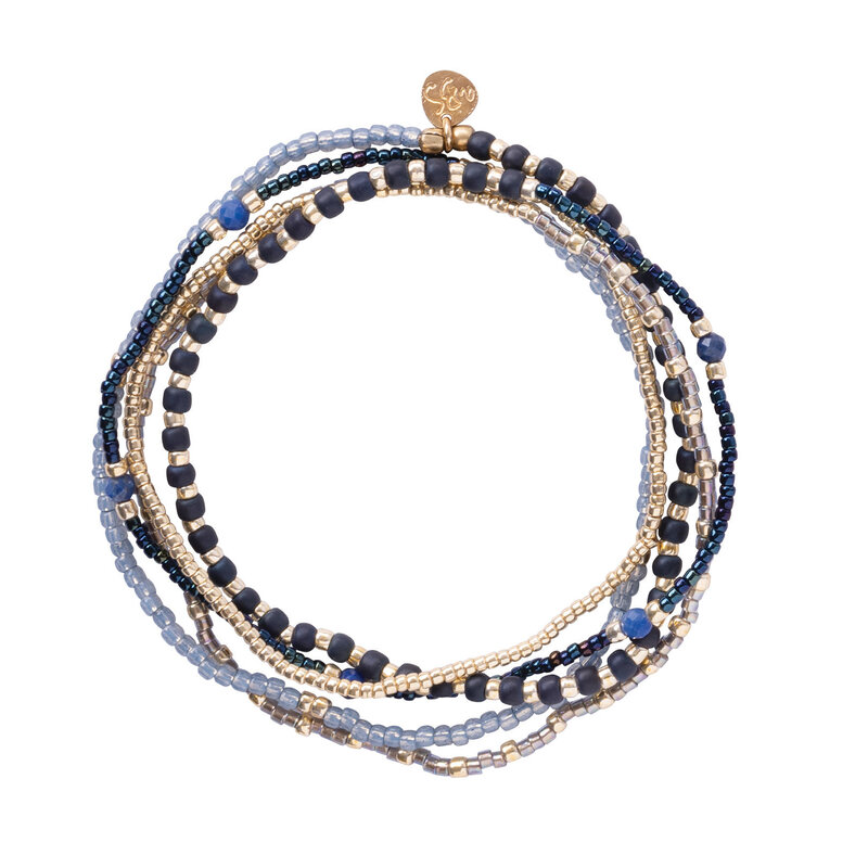 A BEAUTIFUL STORY BS RESPECT LAPIS LAZULI BRACELET