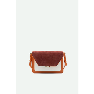 STICKY SIS STICKY SIS CROISSANT BROWN + VIN ROUGE SATCHEL