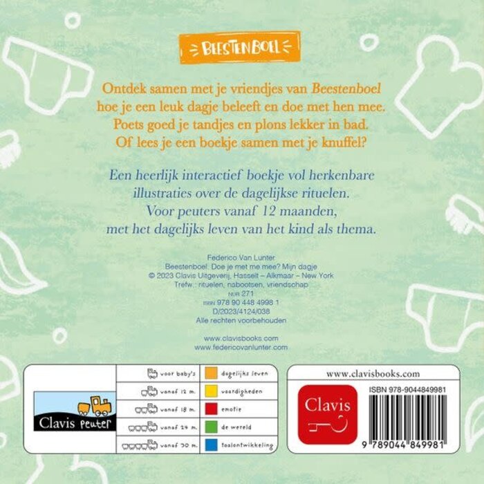 CLAVIS BEESTENBOEL - DOE JE MET ME MEE? MIJN DAGJE 1+
