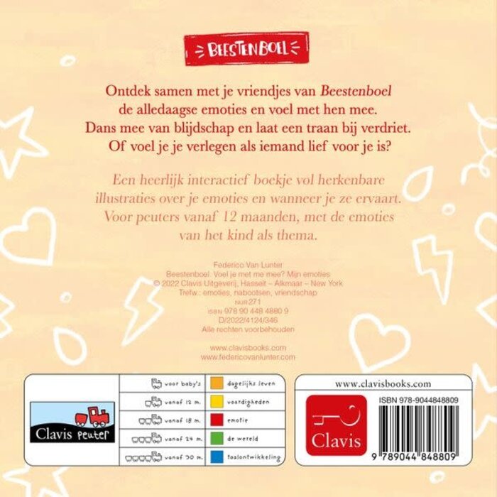 CLAVIS BEESTENBOEL - VOEL JE MET ME MEE? MIJN EMOTIES 1+