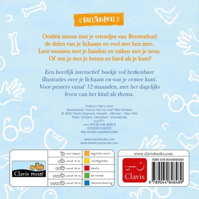 CLAVIS BEESTENBOEL - VOEL JE MET ME MEE? MIJN LICHAAM 1+