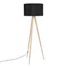 ZUIVER FLOOR LAMP TRIPOD WOOD BLACK