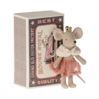 MAILEG MAILEG PRINCESS MOUSE LITTLE SISTER IN MATCHBOX