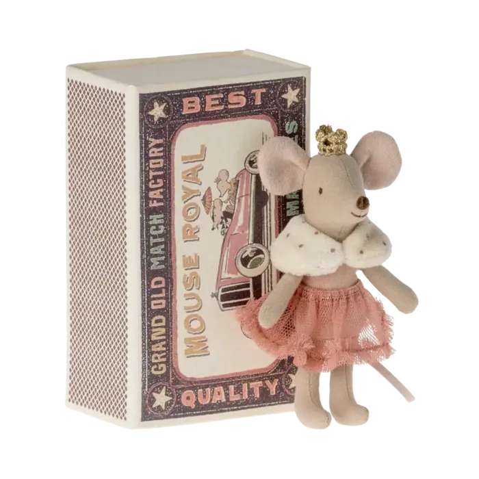MAILEG MAILEG PRINCESS MOUSE LITTLE SISTER IN MATCHBOX
