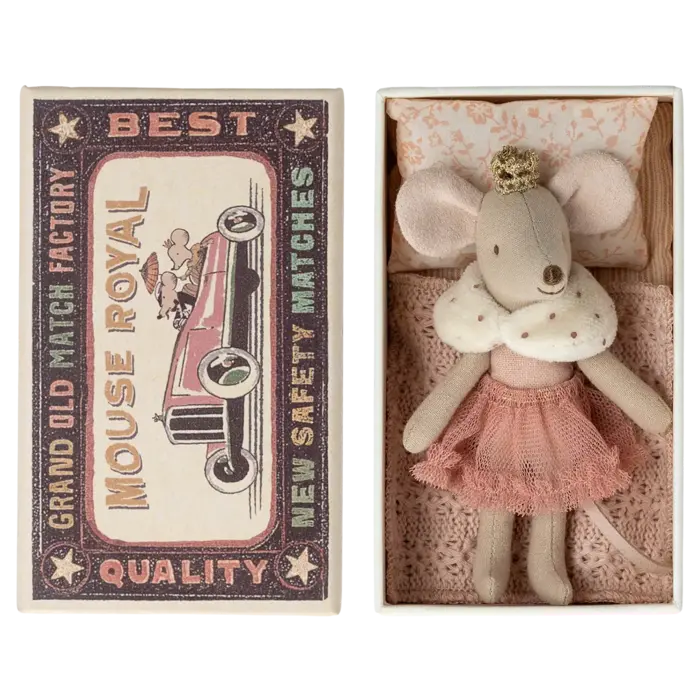 MAILEG MAILEG PRINCESS MOUSE LITTLE SISTER IN MATCHBOX
