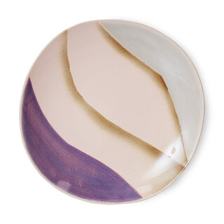 HK LIVING 70S CERAMICS SIDE PLATE VALLEY