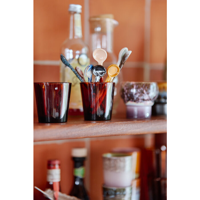 HK LIVING 70S CERAMICS SPOONS L BREEZE SET OF 4