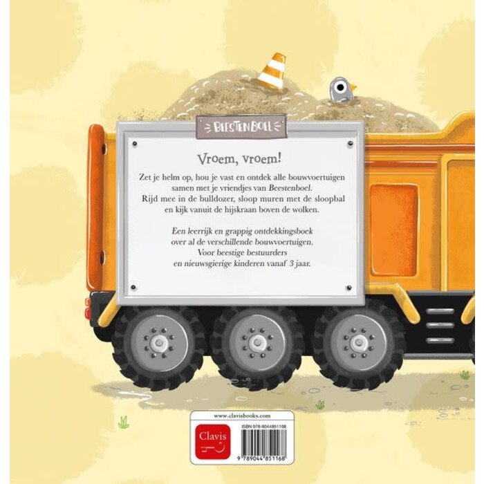 CLAVIS BEESTENBOEL - BOUWEN MAAR, HET GROTE VOERTUIGENBOEK  3+
