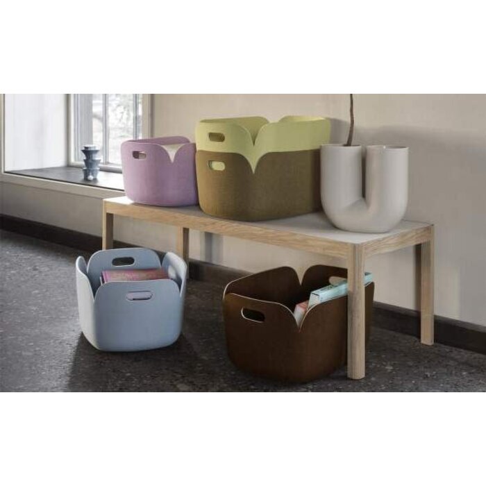 MUUTO RESTORE BASKET BROWN GREEN
