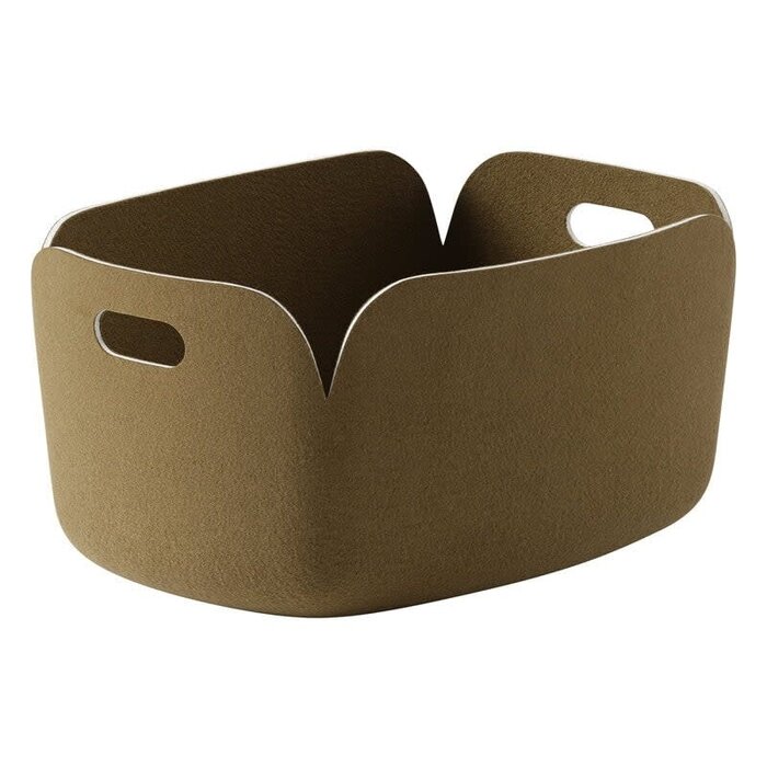MUUTO RESTORE BASKET BROWN GREEN