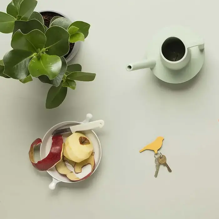 KEECIE KEECIE KEYRING MINI TWEET YELLOW