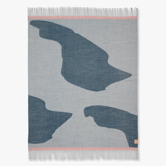 MD GALLERY THROW LIGHT GREY W125 x L170 CM