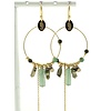 PERROTTI AICHA CREOLE CHARMS & PIERRE LIGHT GREEN