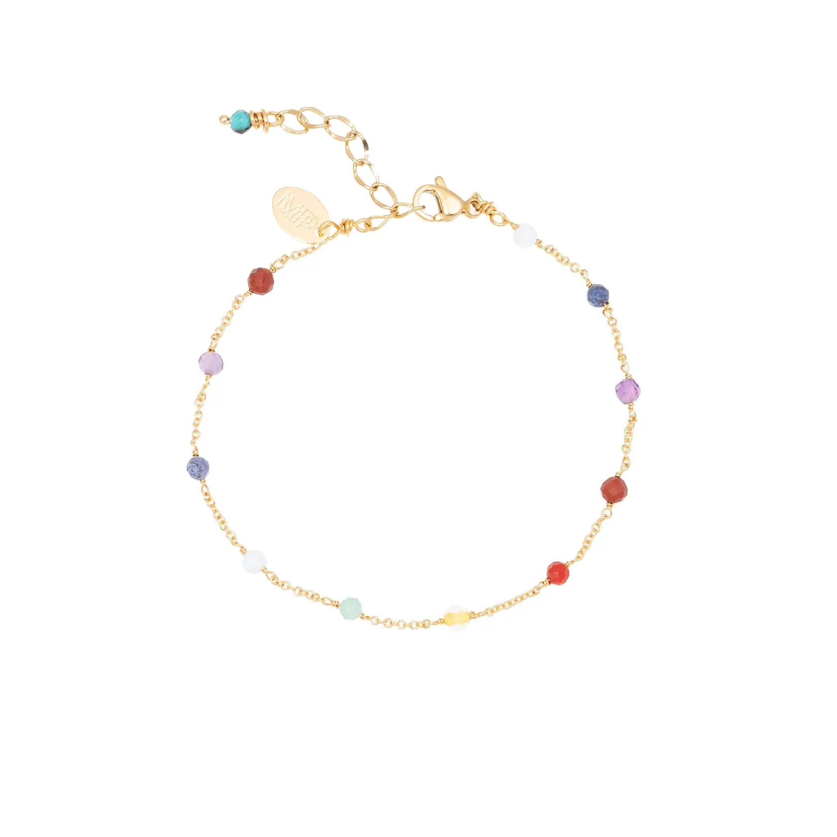 MURIELLE PERROTTI PERROTTI ARMBAND RIVE GOLD MULTI CHAKRA