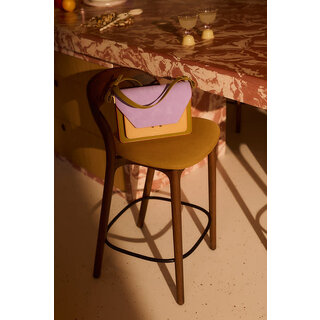 STICKY SIS THE STICKY SIS CLUB IL SOLE GREEN + BEIGE + LILAC SATCHEL