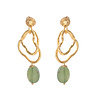 BS FASCINATED AVENTURINE EARRINGS