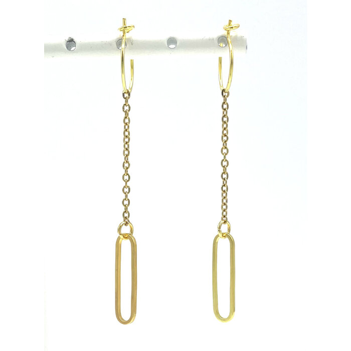 MON ONCLE MON ONCLE ELLIPS KETTING OORRING