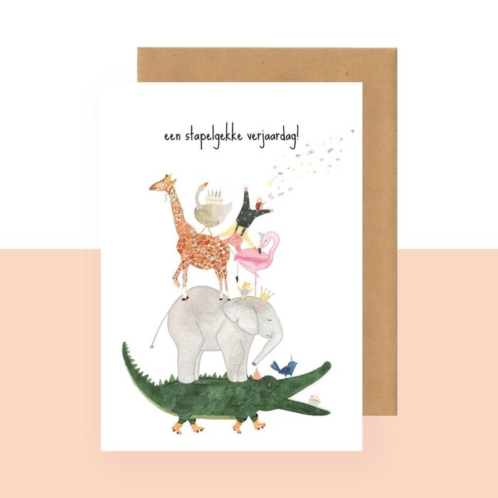 STUDIO BERTHA BERTHA BDAY EEN STAPELGEKKE VERJAARDAG