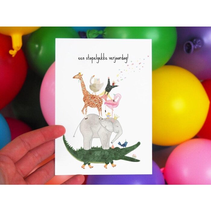 STUDIO BERTHA BERTHA BDAY EEN STAPELGEKKE VERJAARDAG