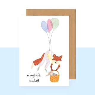 STUDIO BERTHA BERTHA LOVE ER HANGT LIEFDE IN DE LUCHT