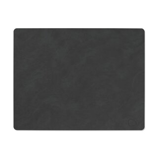 LIND NUPO PLACEMAT SQUARE BLACK 35 x 45 CM