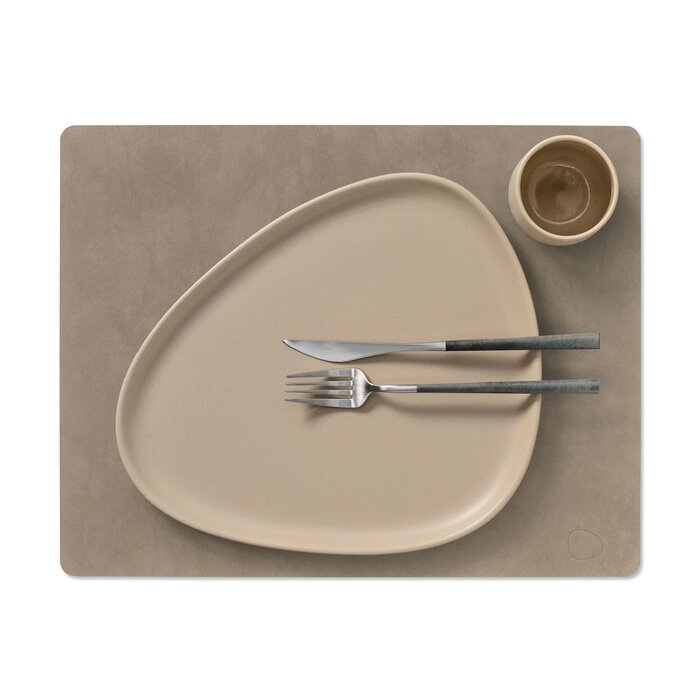 LIND NUPO PLACEMAT SQUARE NOMAD GREY 35 x 45 CM
