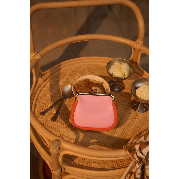 STICKY SIS THE STICKY SIS CLUB WALLET IL SOLE DOLCE PINK ARANCIA ORANGE